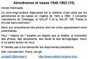 126-AERODROMES-ET-BASES-1945-1962-1-CHERAGAS-GALAT 3-GALAT 105 (1)